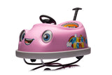 12V Dual Drive Electric Ride-On Bumper Car for Kids with Pushrod and Dinner Plate Design