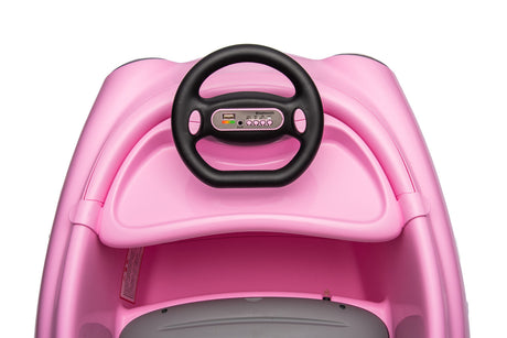 12V Dual Drive Electric Ride-On Bumper Car for Kids with Pushrod and Dinner Plate Design