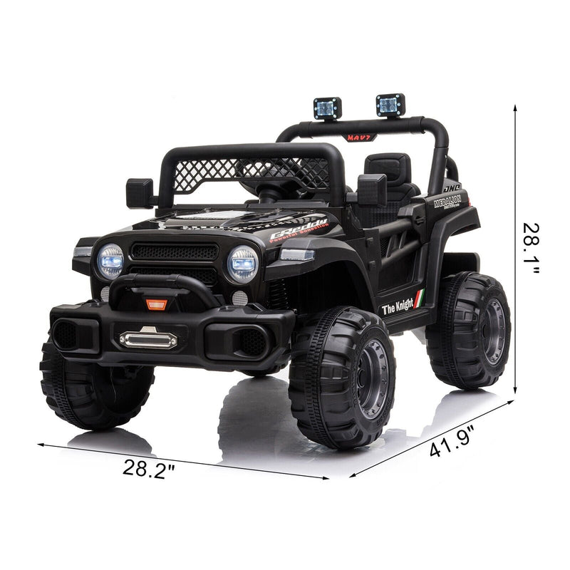 12V Dual Drive Electric Ride-On Truck with Remote Control