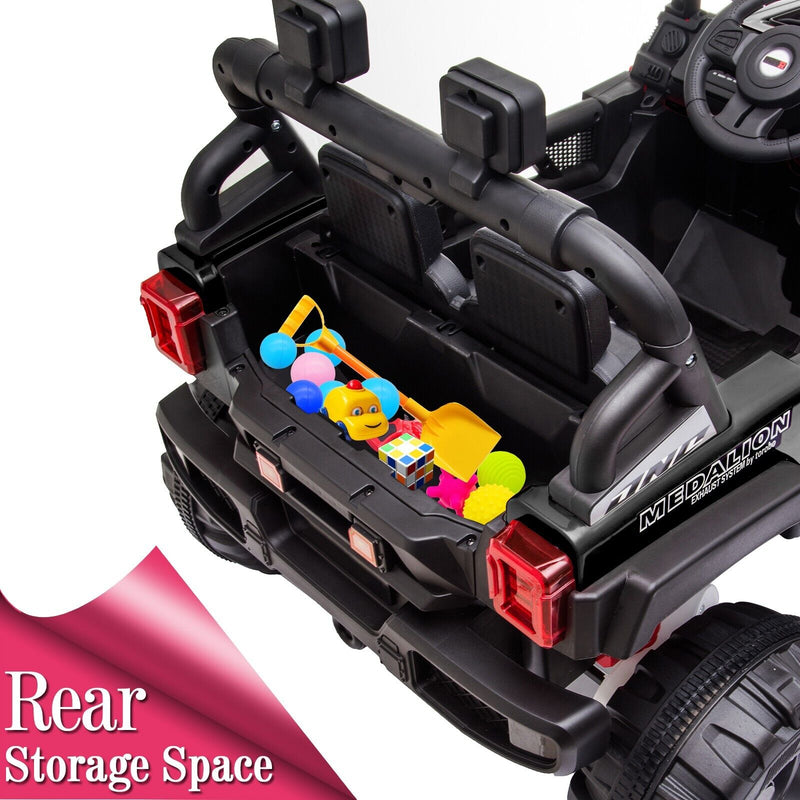 12V Dual Drive Electric Ride-On Truck with Remote Control