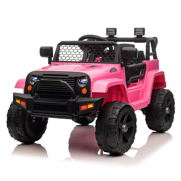 12V Dual Drive Jeep Ride On Car with Remote Control - Perfect Gift for Kids!