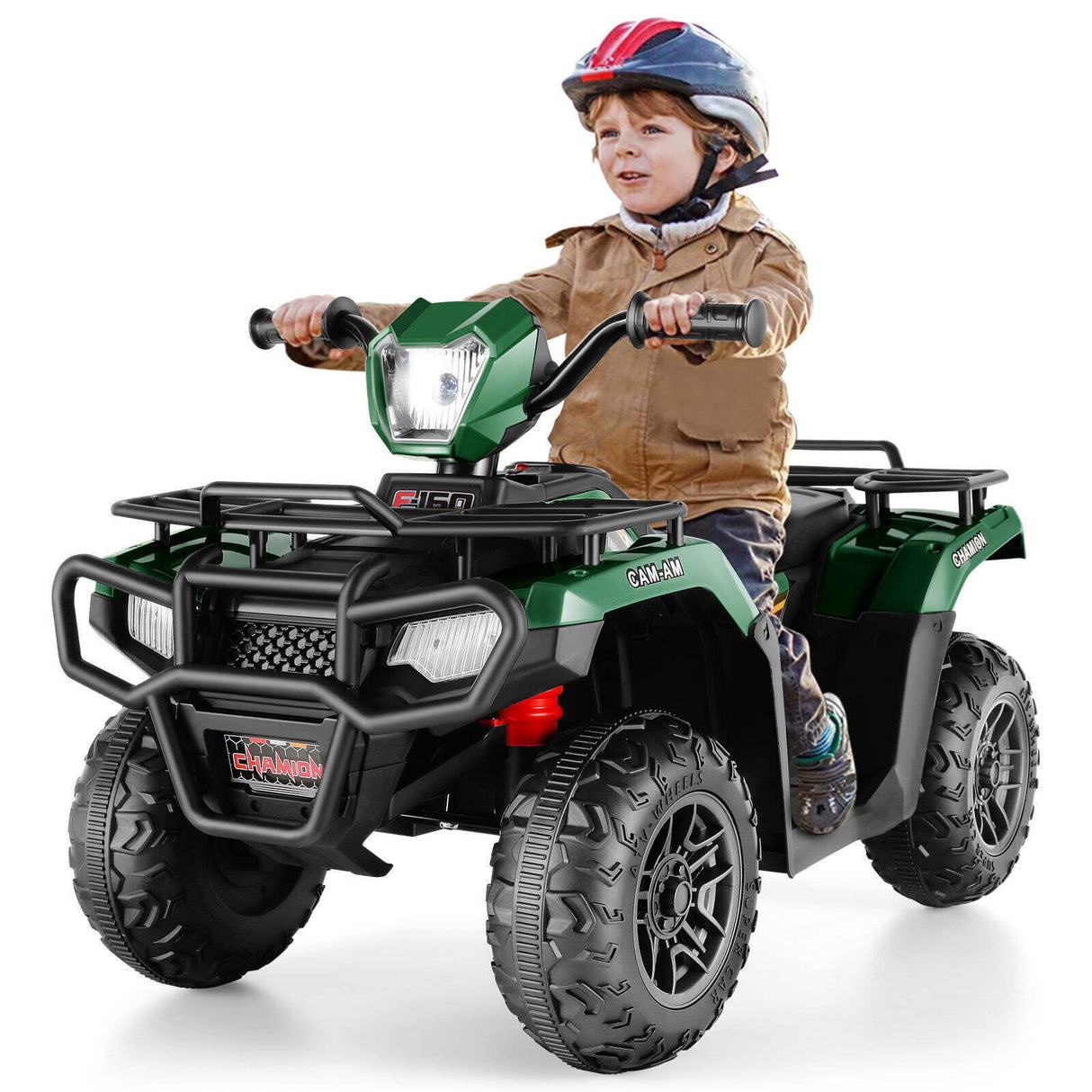 Electric 4-Wheeler Quad for Kids with 12V Battery and Dual 30W Motors
