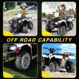Electric 4-Wheeler Quad for Kids with 12V Battery and Dual 30W Motors