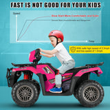 12V Electric ATV Ride-On Toy Car with USB/MP3 for Kids Ages 3-6