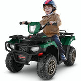 12V Electric Ride-On ATV Toy Car with USB/MP3, 4 Wheels for Kids Ages 3-6