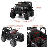12V Electric Battery Powered Kids Ride-On Truck with Remote Control - Suitable for Ages 3-8