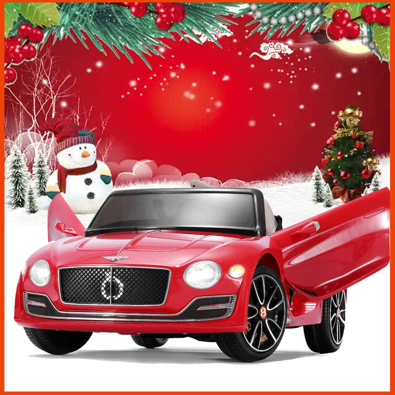 12V Electric Bentley Style Kid Ride On Car with Remote Control and LED Lights