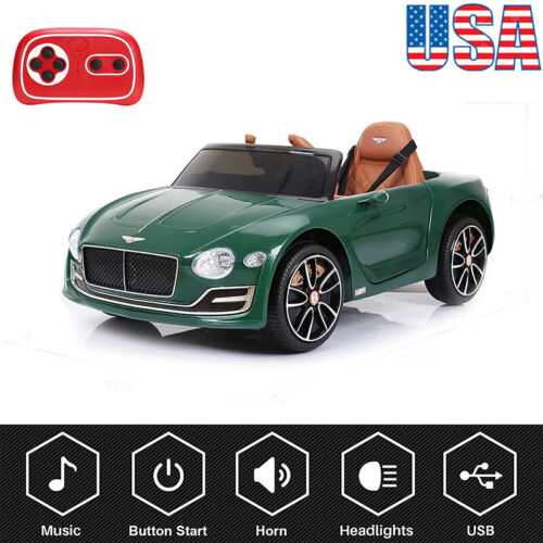 12V Electric Bentley Style Kids Ride-On Car with Remote Control - Perfect Gift for Children