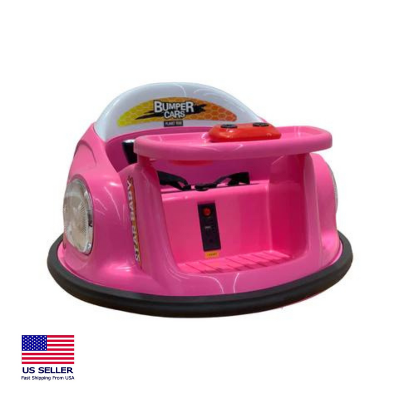 12V Electric Bumper Car for Kids with Remote Control - Non-Certified