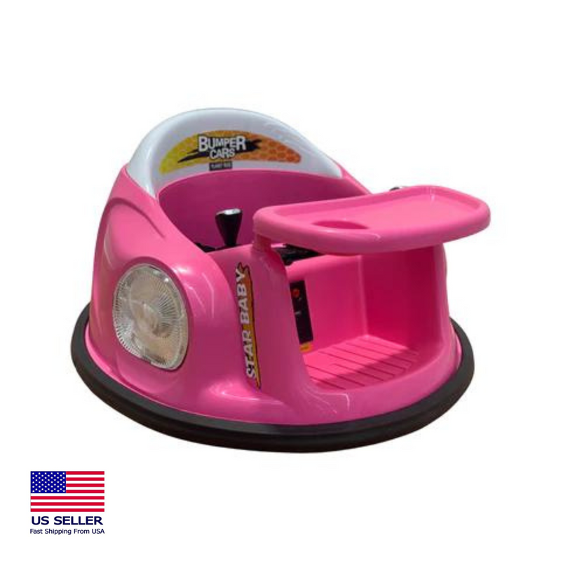 12V Electric Bumper Car for Kids with Remote Control - Non-Certified