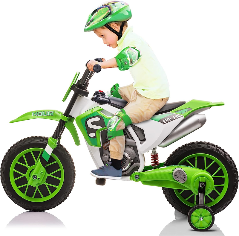 12V Electric Dirt Bike Ride-On Toy for Kids - Battery Powered Motorbike