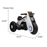 12V Electric Kids Motorbike with Training Wheels and MP3 Player