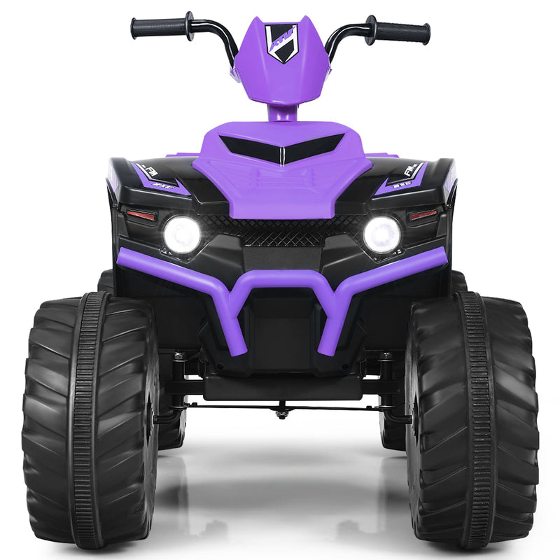 12V Electric Kids Quad ATV Ride On Car with LED Lights - The Perfect Ride for Your Little One!