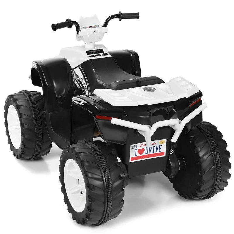 12V Electric Kids Quad ATV Ride On Car with LED Lights - The Perfect Ride for Your Little One!