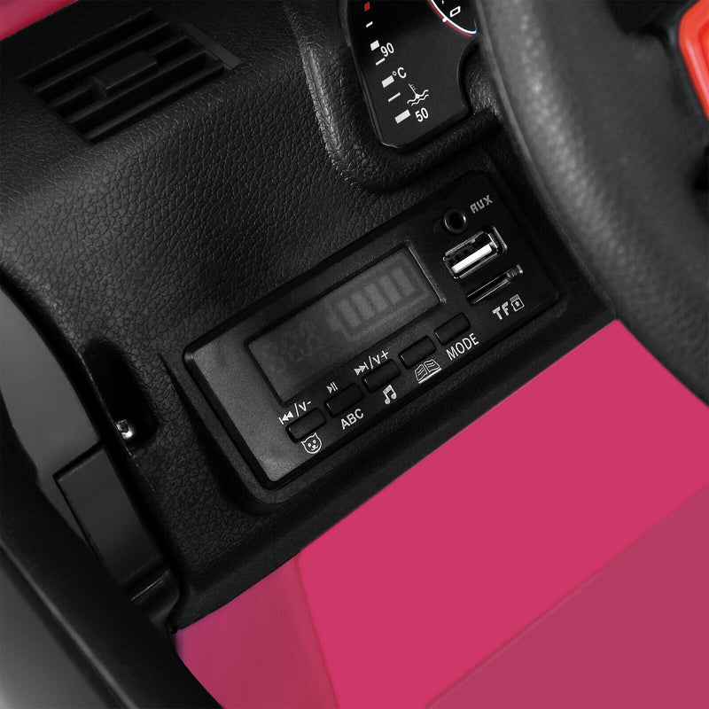 12V Electric Kids Ride-On Car with Remote Control - 3 Speeds, Pink