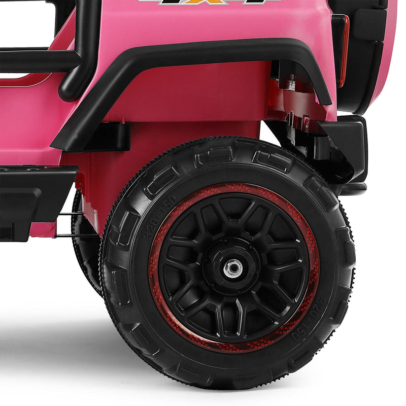 12V Electric Kids Ride-On Car with Remote Control - 3 Speeds, Pink