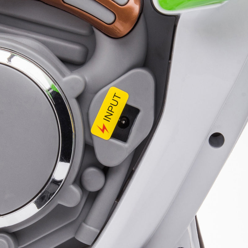 12V Electric Kids Ride-On Dirt Bike with Training Wheels - Battery Powered Motorcycle