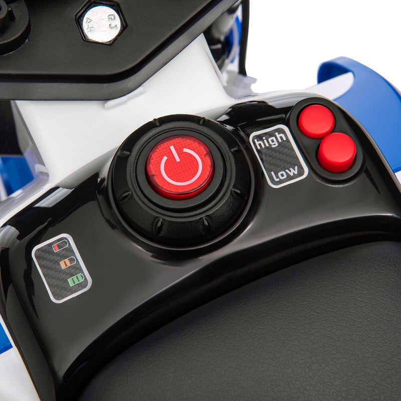 12V Electric Kids Ride-On Dirt Bike with Training Wheels - Battery Powered Motorcycle