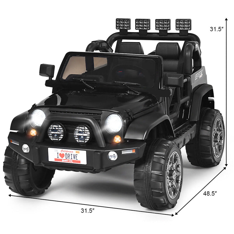 12V Electric Kids Ride On Jeep Car with Remote Control - Perfect for Little Adventurers!