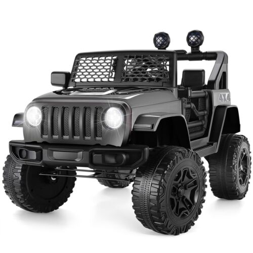 12V Electric Kids Ride-On Jeep with MP3 Music and LED Lights