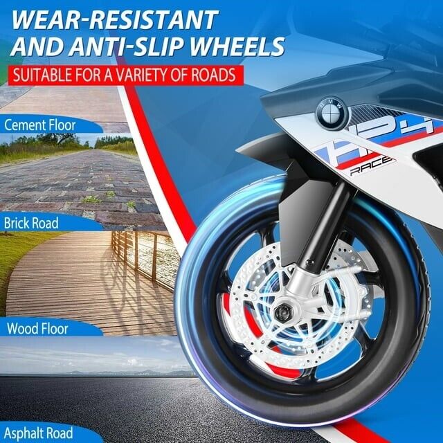 12V Electric Kids Ride On Motorcycle - Perfect Christmas Gift!