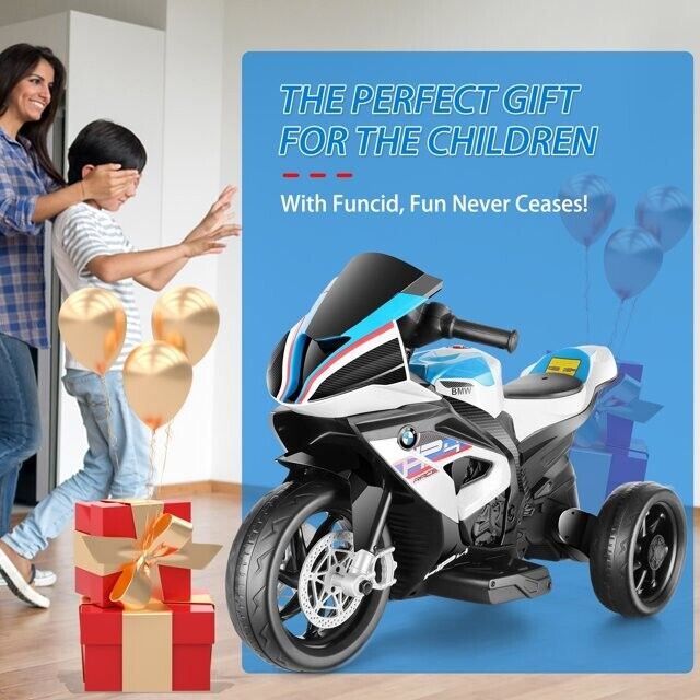 12V Electric Kids Ride On Motorcycle - Perfect Christmas Gift!