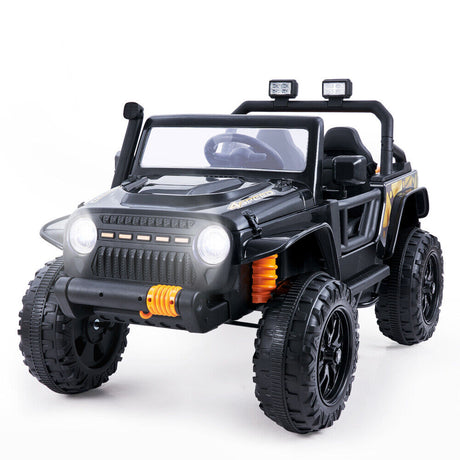 12V Electric Kids Ride On Truck Car Toy with 3 Speed Remote Control - Supports up to 220lbs