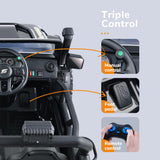 12V Electric Kids Ride On Truck Car Toy with 3 Speed Remote Control - Supports up to 220lbs