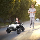 12V Electric Kids Ride On Truck Car Toy with Remote Control and 3 Speed Options