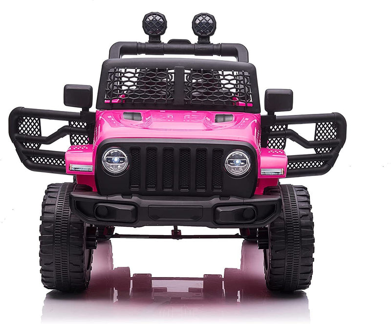 12V Electric Kids Ride On Truck with Remote Control and LED Lights