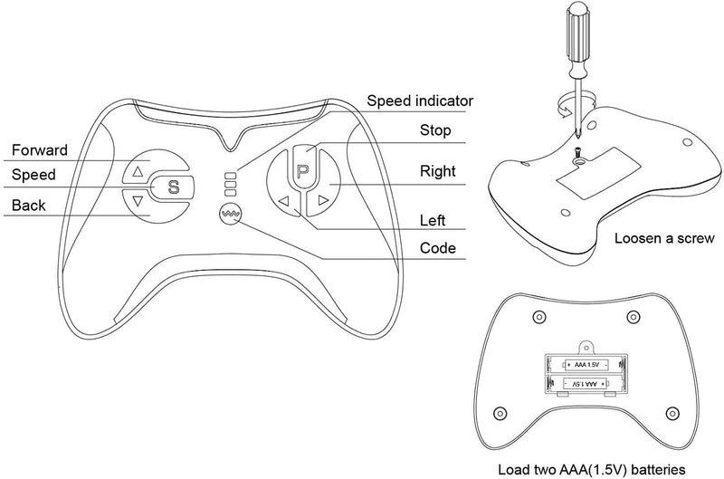 12V Electric Kids Ride On Truck with Remote Control and LED Lights