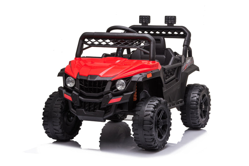 12V Electric Kids Truck Car with Remote Control, FM/LED Lights - Perfect Xmas Gift!