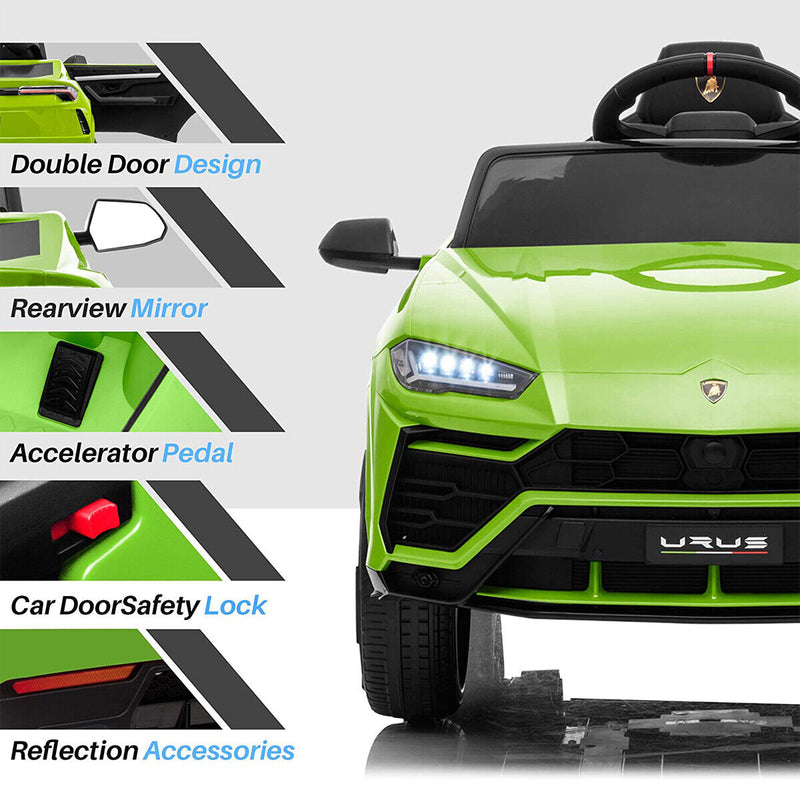 12V Electric Lamborghini Urus Kids Ride-On Car with Remote Control - Perfect Gift for Young Car Enthusiasts