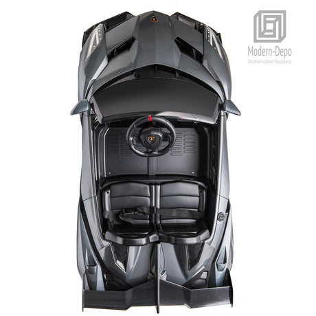 12V Electric Lamborghini Veneno Ride-On Car with Remote Control, Music, and Lights