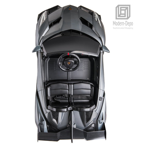 12V Electric Lamborghini Veneno Ride-On Car with Remote Control, Music, and Lights