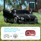 Premium Licensed Bentley Style Kids Electric Ride On Car with Remote Control - Perfect Xmas Gift