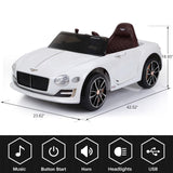 12V Battery Powered Bentley Style Kids Ride On Car with Remote Control