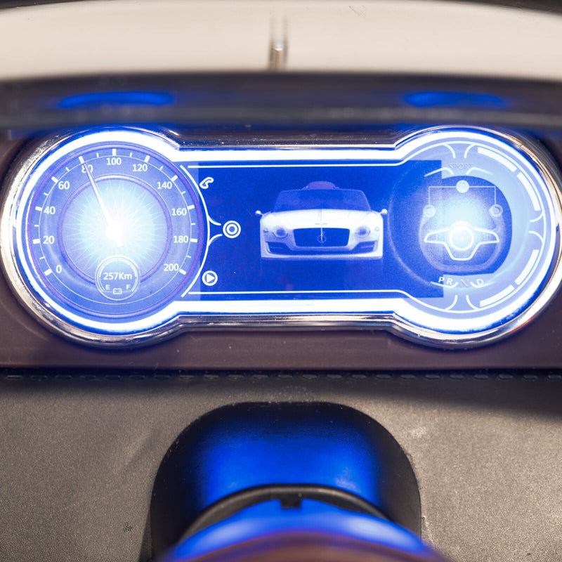 Licensed Bentley Style 12V Electric Ride On Car for Kids with LED Remote Control