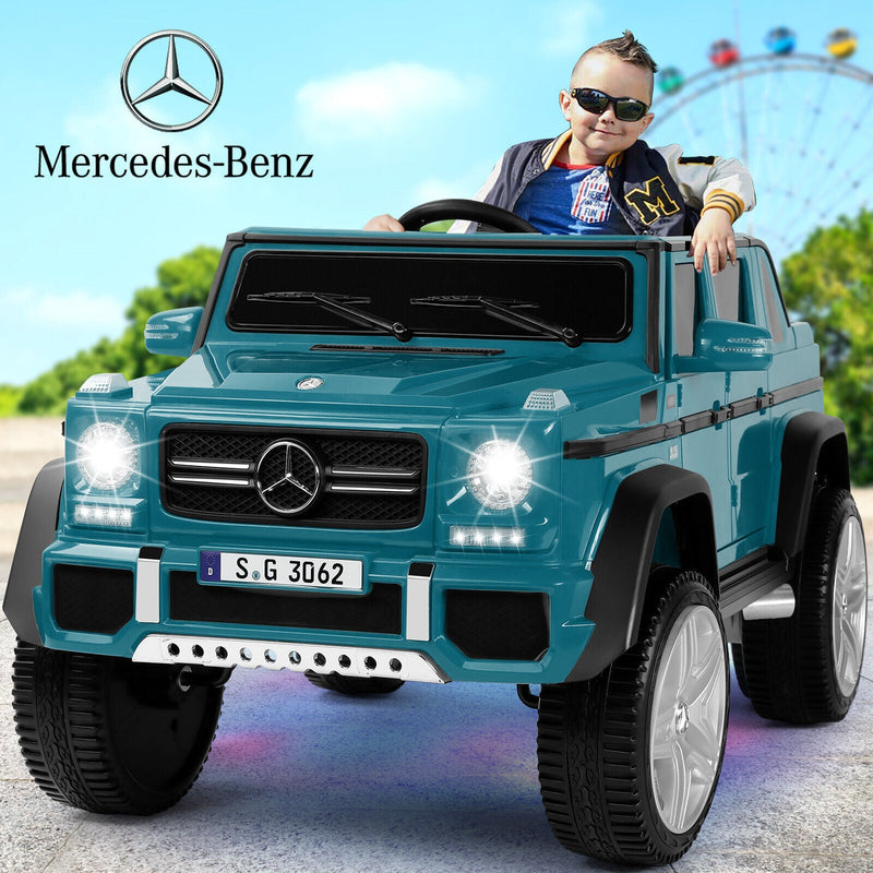 12V Electric Mercedes-Benz Kids Ride On Car with Remote Control, Lights, and Music