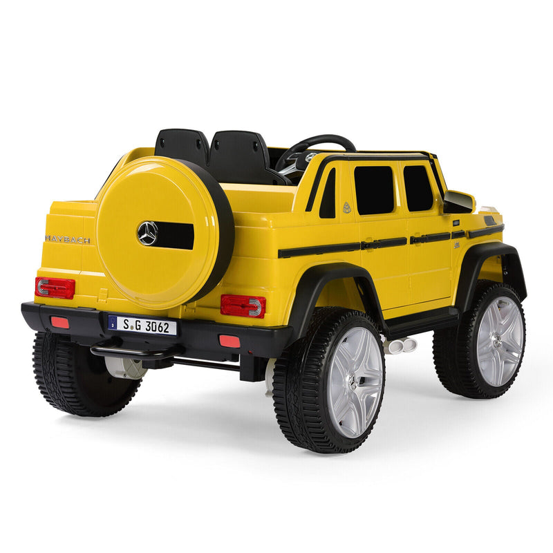 12V Electric Mercedes Benz Ride On Car for Kids with Lights, Music, and Remote Control