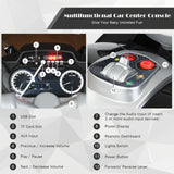 12V Electric Motor Bike for Kids with LED Lights - Black