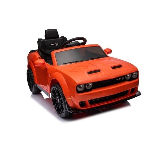 12V Electric Orange Ride-on Car for Kids with Remote Control - Four Wheeler Toy Vehicle