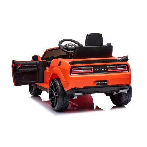 12V Electric Orange Ride-on Car for Kids with Remote Control - Four Wheeler Toy Vehicle