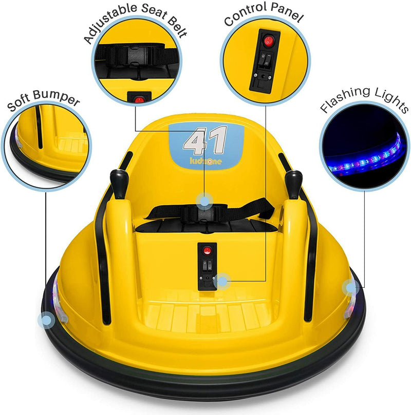 12V Electric Remote Control Bumper Car Ride-On Toy for Kids - New and Improved Version with Enhanced Safety Features