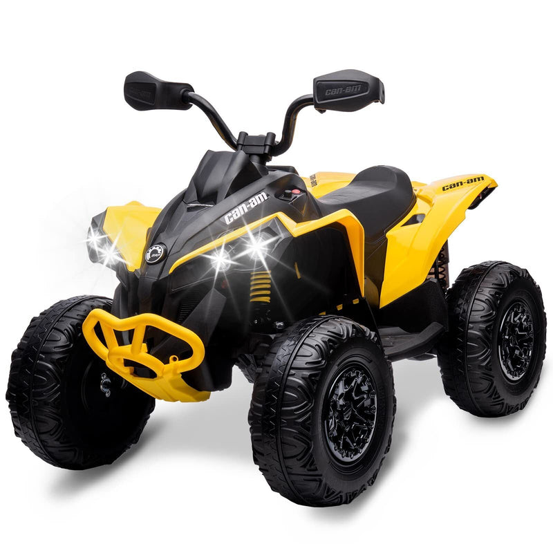 12V Electric Ride-On ATV for Kids with LED Lights and Music