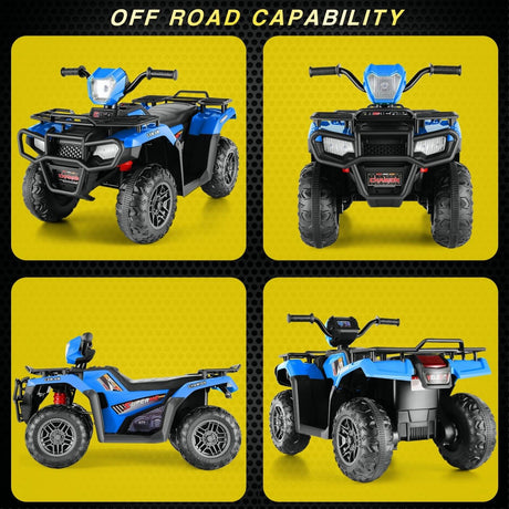 12V Electric Ride-On ATV for Kids with USB/MP3 Player - Perfect Gift for Ages 3-6!