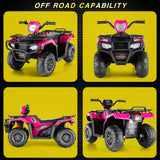 12V Electric Ride-On ATV for Kids with USB/MP3 Player - Perfect Gift for Ages 3-6!