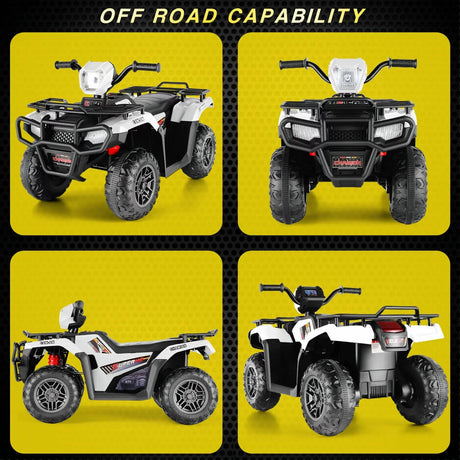 12V Electric Ride-On ATV for Kids with USB/MP3 Player - Perfect Gift for Ages 3-6!