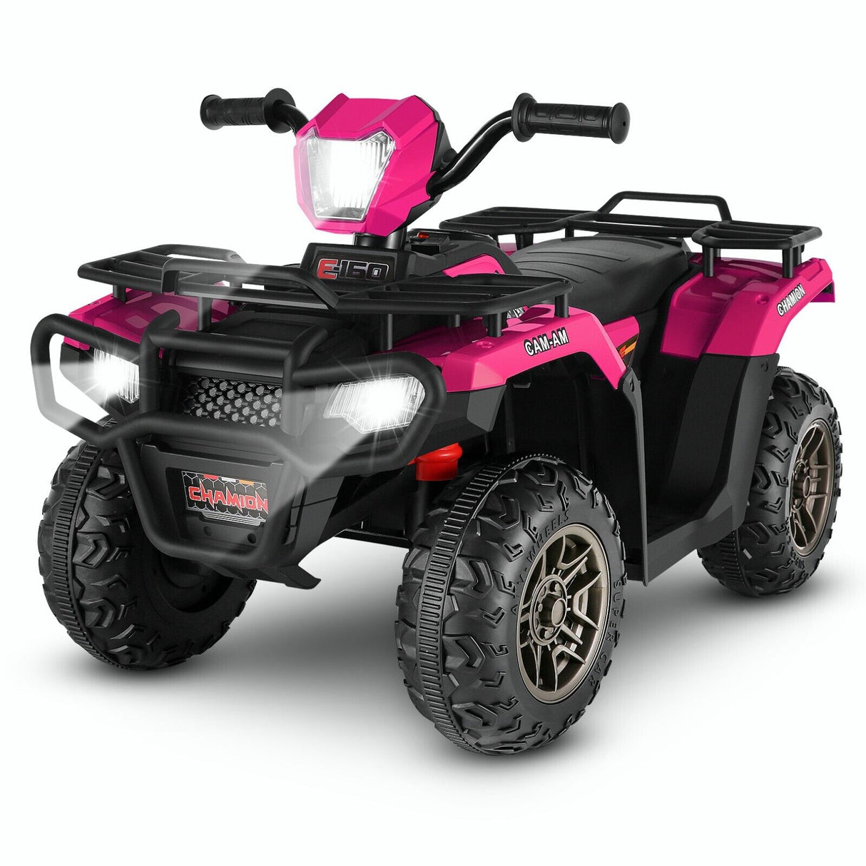 12V Electric Ride-On ATV Toy Car with USB/MP3 for Kids Ages 3-6