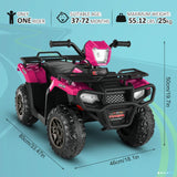 Electric ATV Ride-On Toy Car for Kids with USB/MP3, Suitable for Ages 3-6